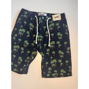 Men's Urban Outfitters Resort Shorts, Size 28, Black & Green‎